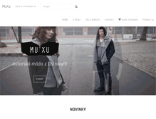 Tablet Screenshot of muxu.cz
